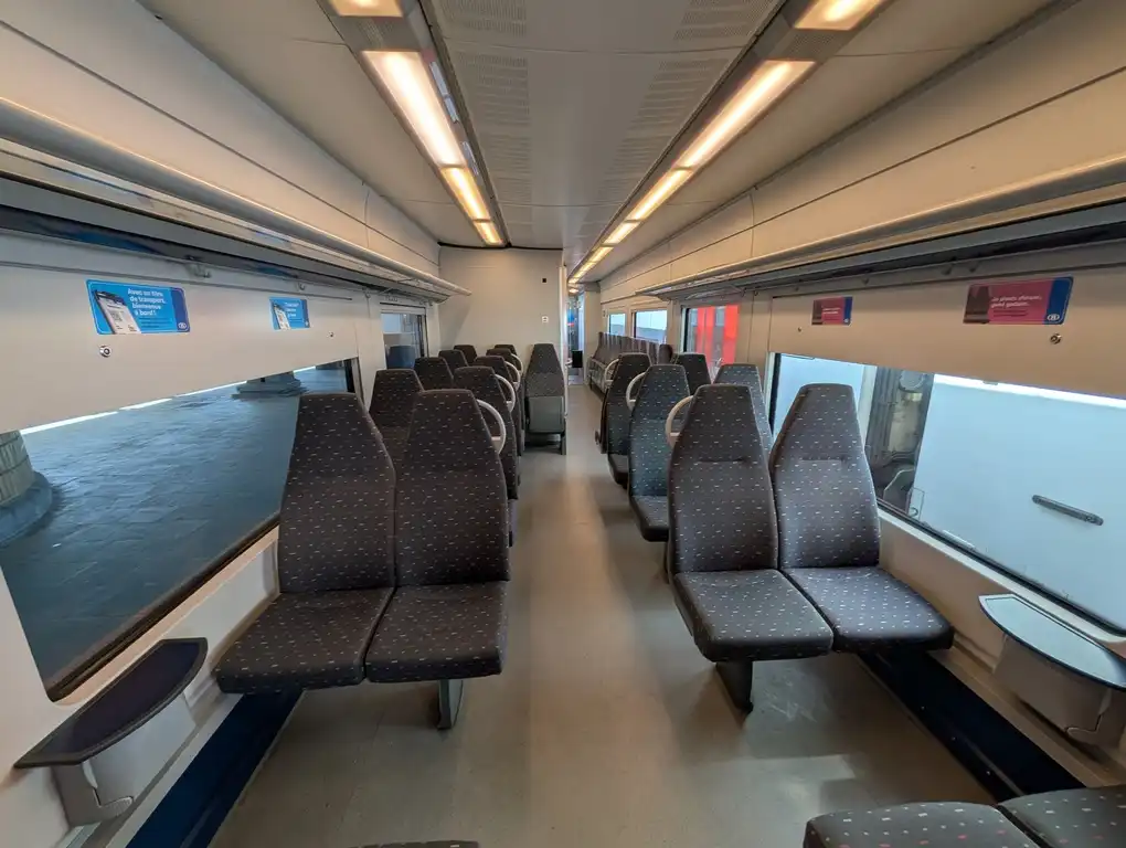 Regular seats in a Desiro train