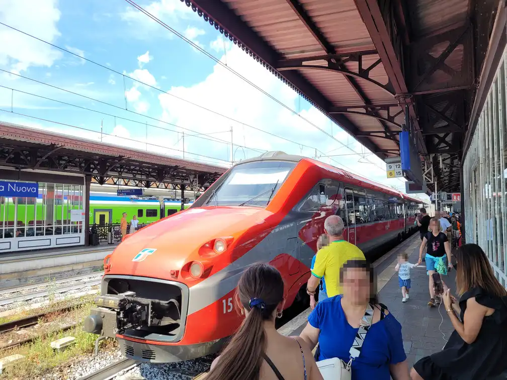 ETR 700 train on a platform