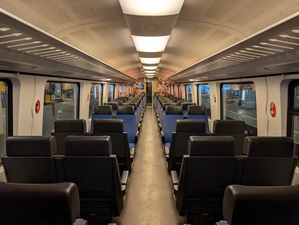 Seats in an ICM train