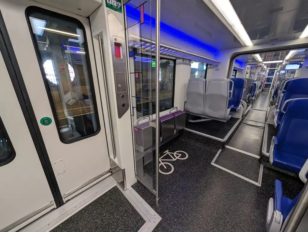 Bicycle space in a Sprinter-NG train