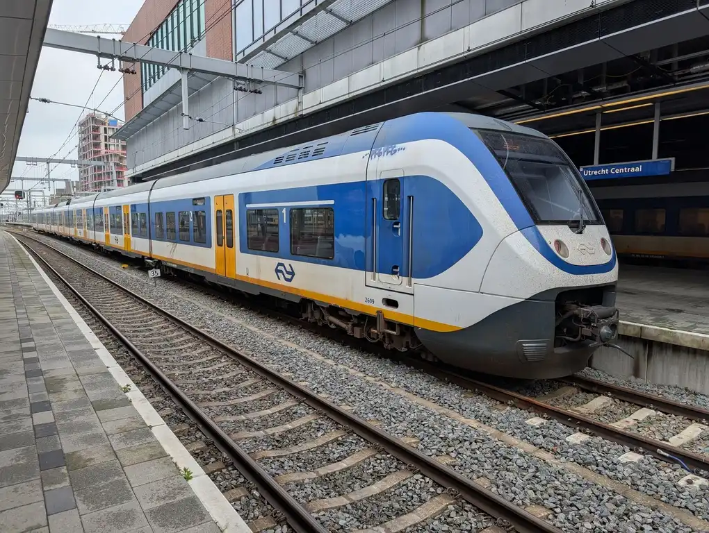 Sprinter train on a platform